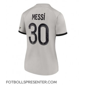 Paris Saint-Germain Lionel Messi #30 Borta Matchtröja Dam 2022-23 Kortärmad